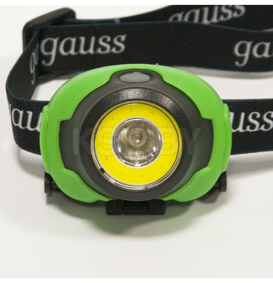 Фонарь налобный модель GFL303 4W 230lm 3xAAA LED Gauss (GF303) 