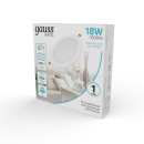 Светильник встраиваемый LED 18W 1600lm 4000K 170-260V IP20 170х26 мм круг (белый) Gauss Basic Downlight 9030420218 (9030420218) 