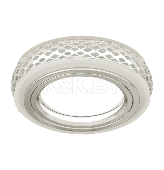 Светильник Gauss Backlight BL142 Кругл. Gu5.3, 3W, LED 3000K 1/40 белый матовый (BL142) 