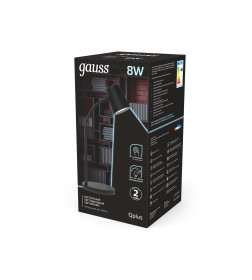 Светильник настольный GTL603 8W 600lm 4000K 170-265V диммируемый LED (черный) Gauss Qplus GT6032