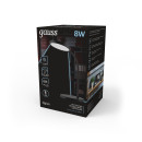 Светильник настольный GTL503 8W 500lm 4000K 170-265V диммируемый USB LED (черный) Gauss Qplus GT5032 (GT5032) 