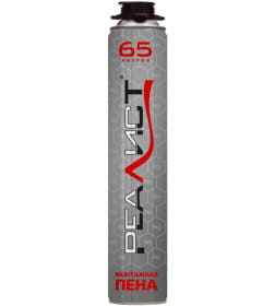 Пена PROF монтажная REALIST PRO Silver 65 зимняя,(выход 65л) 850 мл