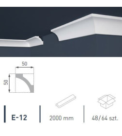 Багет "LUX" потолочный E-12(а) (50/50)