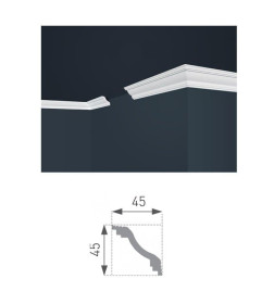 Багет "LUX" потолочный E-40 (45/45)