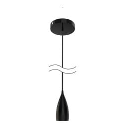Светильник подвесной E27 1 м (черный) Gauss Decor PL031
