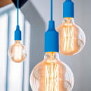 Светильник подвесной E27 1 м (голубой) Gauss Decor PL014 (PL014) 