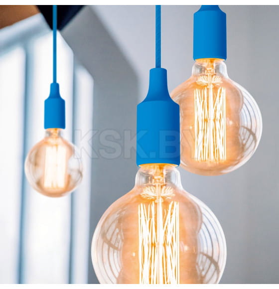 Светильник подвесной E27 1 м (голубой) Gauss Decor PL014 (PL014) 