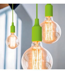 Светильник подвесной E27 1 м (зеленый) Gauss Decor PL015
