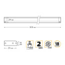 Светильник сенсорный модель C 3,5W 350lm 4000K 170-260V 300mm Gauss (9020531235) 