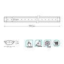 Светильник сенсорный модель G 6W 600lm 4000K 170-260V 500mm диммируемый TOUCH Gauss (9023531206) 