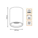 Светильник накладной LED 12W 3000K 79x100 мм (белый) Gauss HD030 (HD030) 