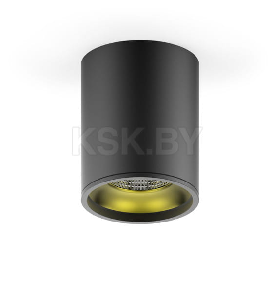 Светильник накладной LED 12W 3000K 900лм 79x100 мм (черный золото) Gauss HD008 (HD008) 