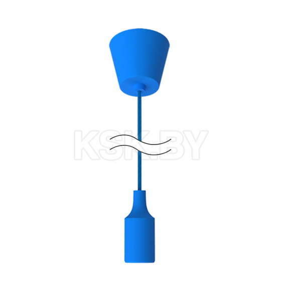 Светильник подвесной E27 1 м (голубой) Gauss Decor PL014 (PL014) 
