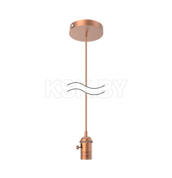 Светильник подвесной E27 1 м (медный) Gauss Decor PL043 (PL043) 