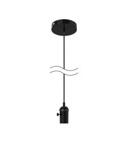 Светильник подвесной E27 1 м (черный) Gauss Decor PL041