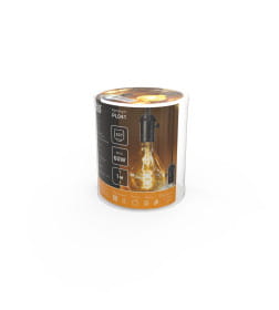 Светильник подвесной E27 1 м (черный) Gauss Decor PL041