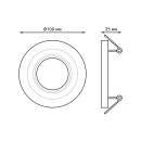 Светильник Gauss Backlight BL141 Круглый Хром. Gu5.3, 3W, LED 3000K  (BL141) 