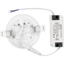Светильник встраиваемый LED 9W 900lm 4000K 85-265V IP20 90х27 мм круг Gauss Frameless 967511209 (967511209) 