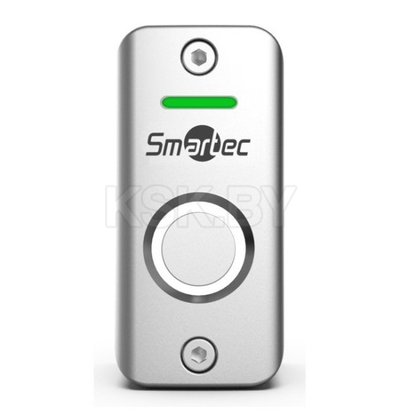 Кнопка металлическая выхода с индикацией накладная ST-EX012LSM Smartec (ST-EX012LSM) 