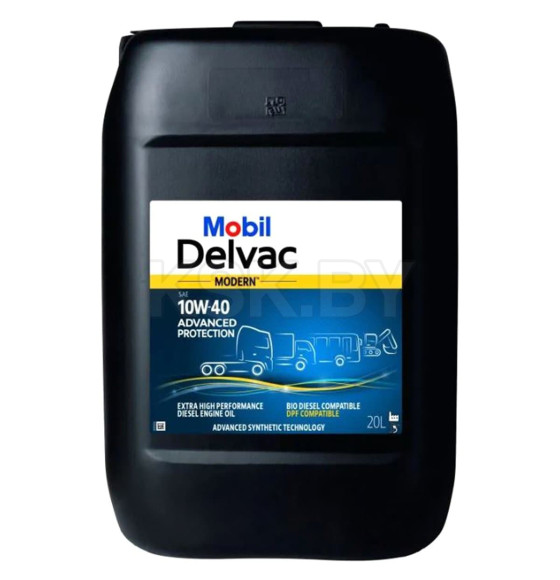 Масло моторное Mobil Delvac Modern 10W-40 Advanced Protection 20л (157068) 