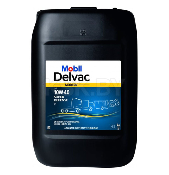 Масло моторное Mobil Delvac Modern 10W-40 Super Defense V1 20л (157342) 