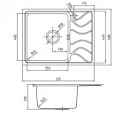 Мойка для кухни нержавеющая сталь Iddis, 