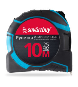 Рулетка 10м х 25мм SmartbuyTools SBT-MTP-1025P4