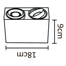 Светильник накладной точечный Arte Lamp PICTOR A5655PL-2WH (A5655PL-2WH) 