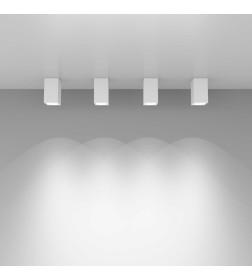 Накладной потолочный светильник 1085 GU10 WH белый матовый ES