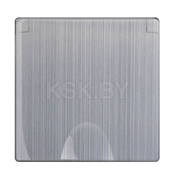 Накладка для розетки IP44 глянцевый никель Werkel (WL02-SKGS-IP44-CP)