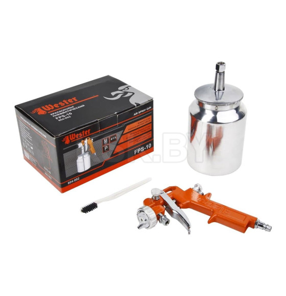 Краскораспылитель пневматический с нижним бачком WESTER FPS-10 HP (55185) 