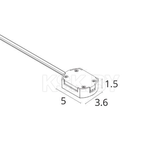 Коннектор для токопроводящего ремня Divinare DECORATO D252006 (D252006) 