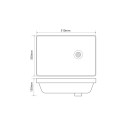 Умывальник Axus 6035B (510*350*150) (6035B) 