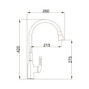 Смеситель для кухни Haiba HB73825-8 (HB73825-8) 