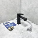 Смеситель для раковины Haiba HB10575-7, черный (HB10575-7) 