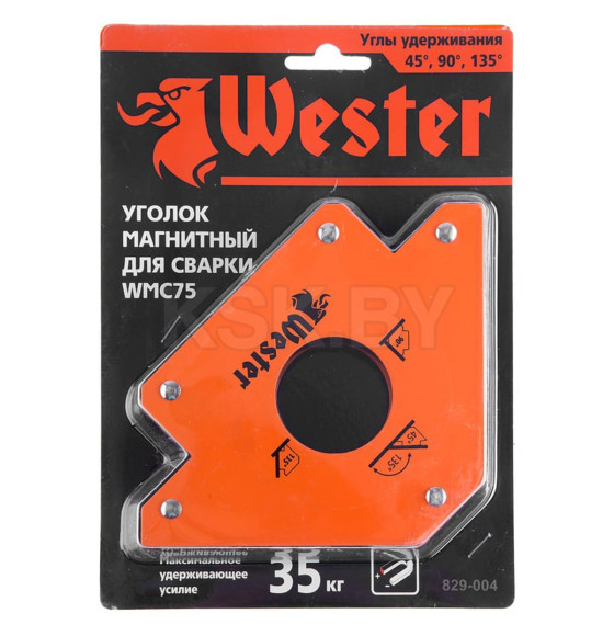 Уголок магнитный для сварки WESTER WMC75 829-004 (344439) 