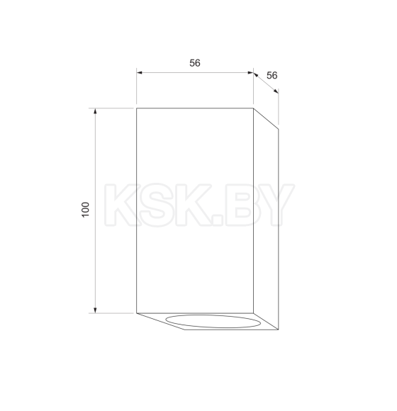 Накладной потолочный светильник 1085 GU10 WH белый матовый ES (a040989) 