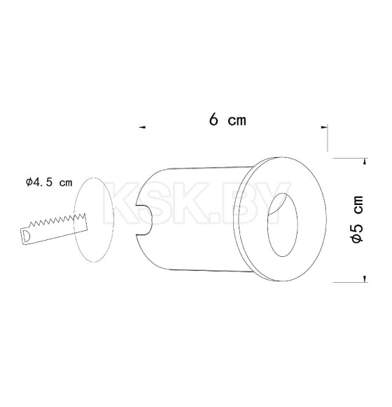 Подсветка для лестниц Arte Lamp PIAZZA A3802IN-1WH (A3802IN-1WH) 