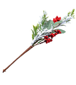 Ветка новогодняя декоративная 42 см (арт. BB102230, код 283187)