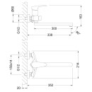 Смеситель для ванны Lemark Линара LM0451C  (LM0451C) 