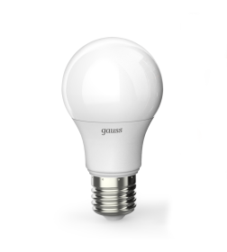 Лампа Gauss A60 7W 710lm 6500K E27 LED 1/10/50