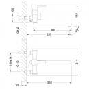 Смеситель для ванны Lemark  Эвита LM0551C (LM0551C) 