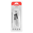 Кабель USB - Lightning 10W 2A в мягкой оплетке 1,5 м (белый) SKYWAY S09601008 (S09601008) 