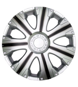 Колпак декоративный автомобильный Расинг Super Silver 14" (4 шт.) Star S14293