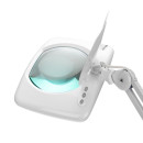 Лупа на струбцине квадратная настольная 5D с подсветкой 60 SMD LED (белая) REXANT 31-0513 (31-0513) 