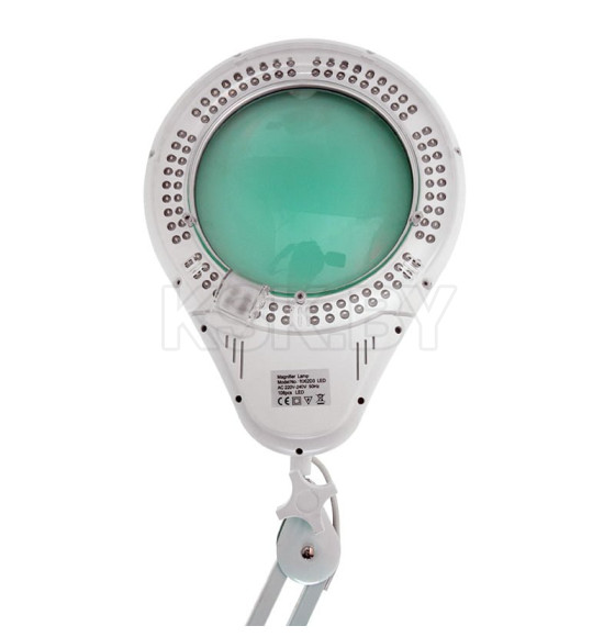 Лупа на струбцине круглая 5D с подсветкой 108 LED (белая) REXANT 31-0503 (31-0503) 