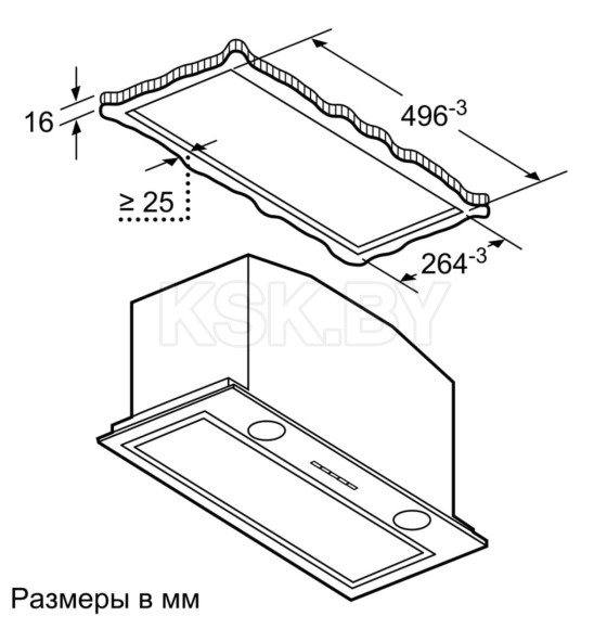 Вытяжка кухонная NEFF D55ML66N1 (D55ML66N1) 