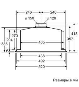 Вытяжка кухонная NEFF D55ML66N1