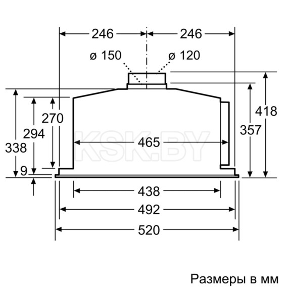 Вытяжка кухонная NEFF D55ML66N1 (D55ML66N1) 