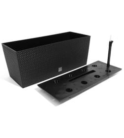 Горшок пластиковый Rato case , графит